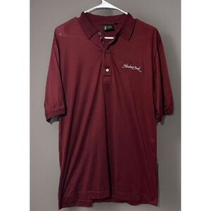 Bobby Jones Performance‎ Small Navy Poly Golf Shirt Shadow Creek Logo